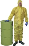 Hooded jumpsuit made of Deltachem yellow L