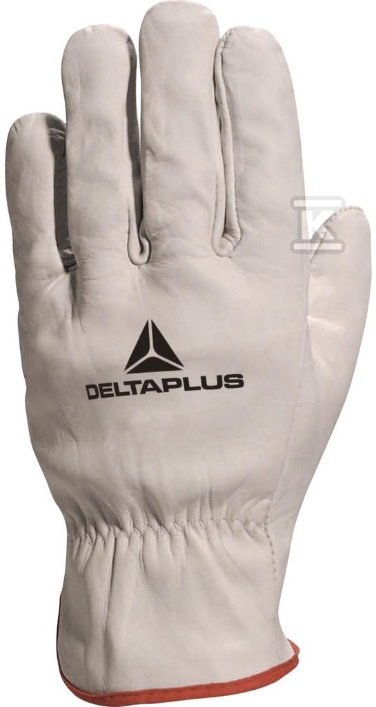 Natural cow grain leather gloves 8 - FBN4908