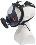 Mask Complete with attachment system with Straps black -