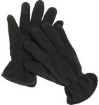 Універсальні чорні поліестерові флісові рукавички