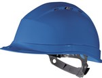 Каска будівельна з поліпропілену, вентильована, з плавним регулюванням, від -30 до 50 градусів C від -30 до 50 градусів C синя регульована