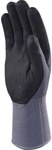 Трикотажні рукавички з поліаміду спандексу (100%), долоня з нітриловим покриттям, 15 швів чорний/сірий 10