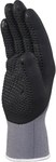 Трикотажні рукавички з поліамідного спандексу (100%), долоня з нітриловим/PU покриттям, 15 швів чорного кольору 9