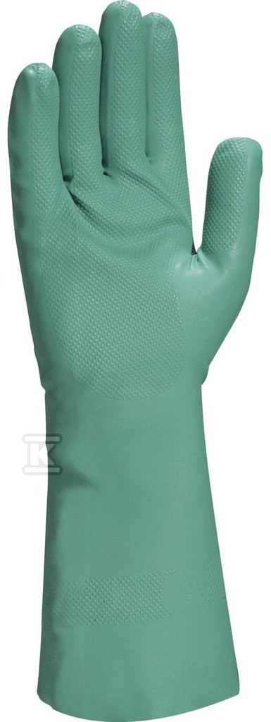 Nitrile gloves, flocked, length 33 cm, - VE802VE07