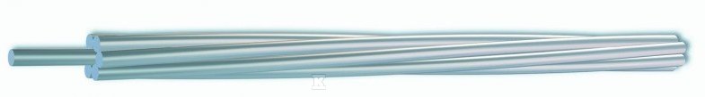 AL 35 aluminum overhead rope bare - G-140007