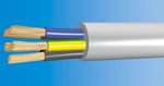 Residential cable OMY-ŻO (H03VV-F) 5x0.75 300V white /100m/