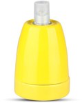 Yellow Porcelain Suspended Lampholder V-TAC VT-799-Y 5 Year Warranty