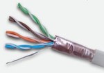 Комп'ютерний кабель ALANTEC FTP GIGABIT кабель 4x2x24AWG cat.5e PVC /305м/