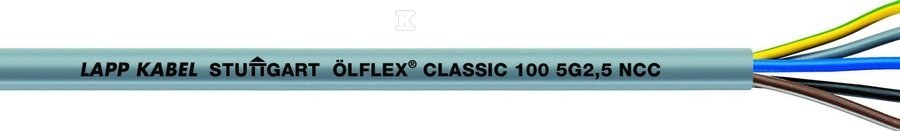 Vezérlőkábel OLFLEX CLASSIC 100 2x0,75 - 00100214