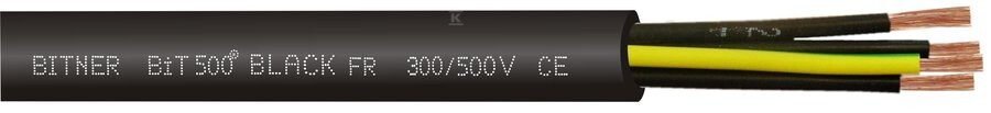 Кабель BiT 500 BLACK FR 5G1,5 мм2 - SB1898