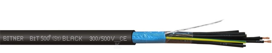 Кабель BiT 500 (St) ЧОРНИЙ 3G1,0 мм2 - S59140