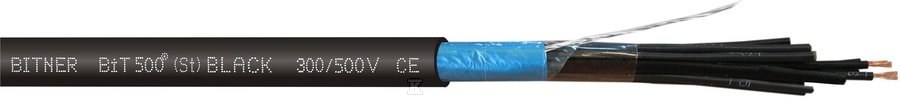 Кабель BiT 500 (St) ЧОРНИЙ 7x2x0,5 мм2 - S59239