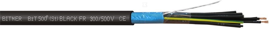 Кабель BiT 500 (St) ЧОРНИЙ FR 12G0,75 - SB2444
