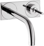 Bateria umywalkowa Hansgrohe Axor Uno 2 jednouchwytowa z płytką, wylewki 165 mm, DN15 chrom 38112000