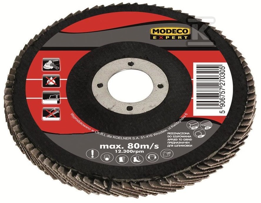 Disc mop disc 125 gr. 60 convex - MN-68-822