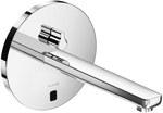 Bateria umywalkowa elektroniczna KLUDI ZENTA, zasilanie 230 V lub bateria, długość wylewki 240 mm, regulowany uchwyt, koło, przepływ 9 l/min
