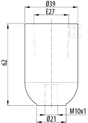 Rám OTE27-03 čierny - D.3005