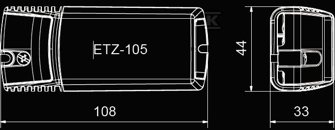 Електронний трансформатор 230/11,5V - ETZ105