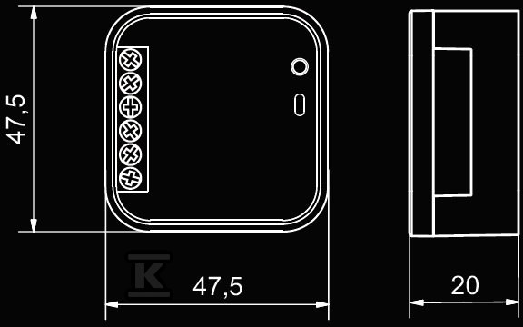 3-channel radio receiver, type: ROP-04 - LDX10000003