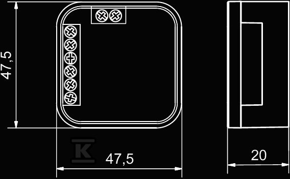 Wzmacniacz RGB dopuszkowy, typ: WLP-01 - LDX10000012