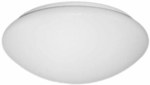 Plafon LED BRS3, moc 14W, 3000K, strumień świetlny z oprawy 1500lm, natynkowy, klosz OPAL IP40, mikrofalowy czujnik ruchu