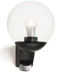 Outdoor garden lamp with a motion sensor L 585 C black Steinel