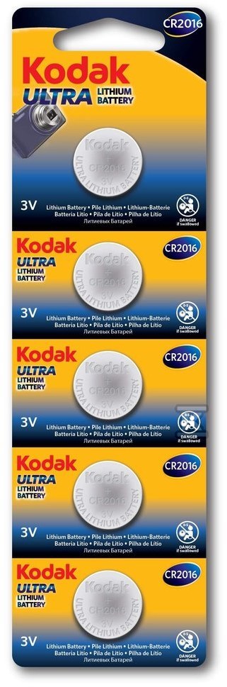 Kodak Ultra Lithium CR2016 baterija, - 30411555