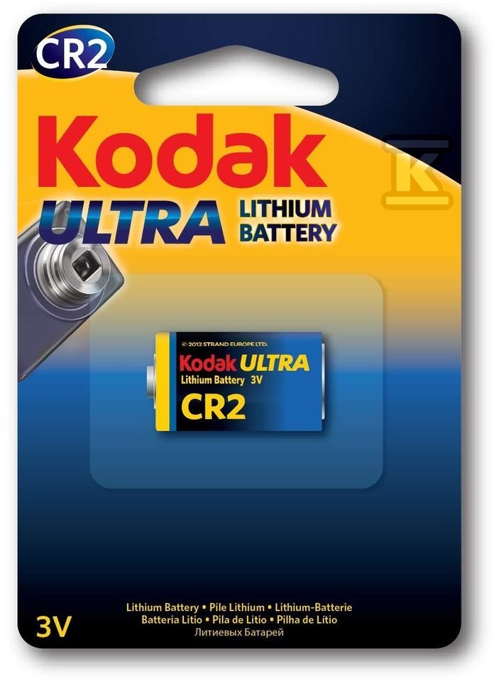 Bateria Litowa KODAK Ultra Lithium CR2, - 30956230