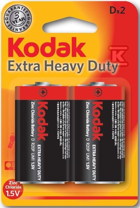 KODAK KDHZ-2 (R20) zinc carbon battery, - 30946385