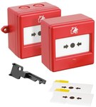 Fire call point, 1-way, IP66. Element of the fire system (fire protection). CXM/CO/G/R/WP