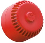 ROLP sounder red, plate base. Element of the fire system (fire protection). ROLP/SV/R/S