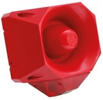 Optical-acoustic signaling device Asserta MIDI, 230V AC, Part of the fire system (fire protection). AS/M/SB/230/R/RL