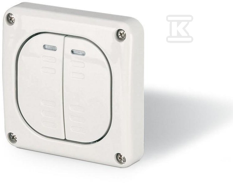 Подвійний сходовий вимикач, 20AX M95, - 137.3222