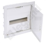 RWN Unterputz-Schaltanlage mit Metalltür und Leiste N+PE 1x12 modular