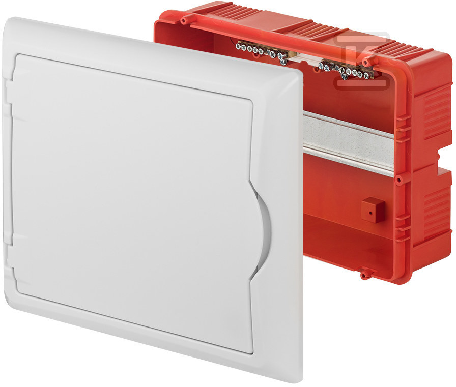 1x8 tablou de distribuție încastrat alb - 2512-10