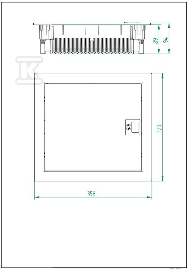 MT ONNLINE Unterputz-Schaltanlage 1x12 - 2071-00