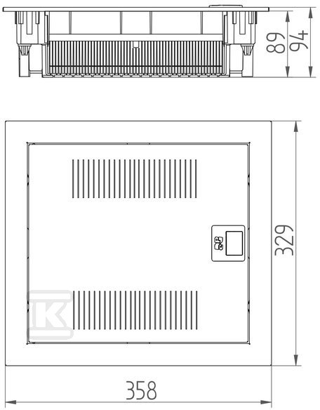 MULTIMEDIA-Schalttafel MT ONNLINE 1x12 - 2081-00