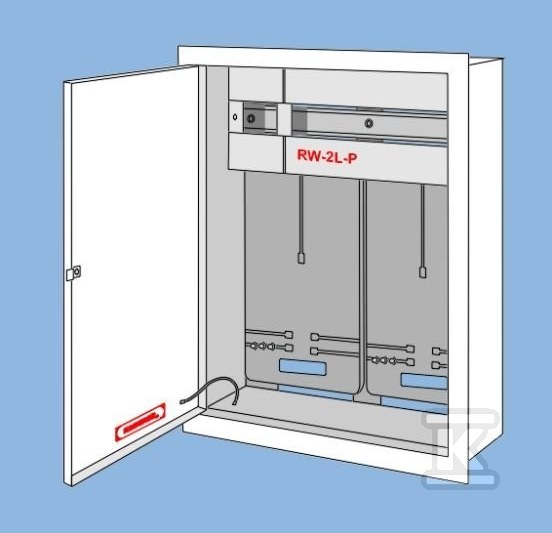 RW-2L-P recessed switchgear, space for - RW-2L-P