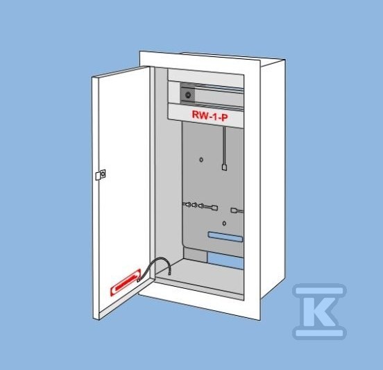 Rozdzielnica wnękowa RW-1-P, miejsce na - RW-1-P