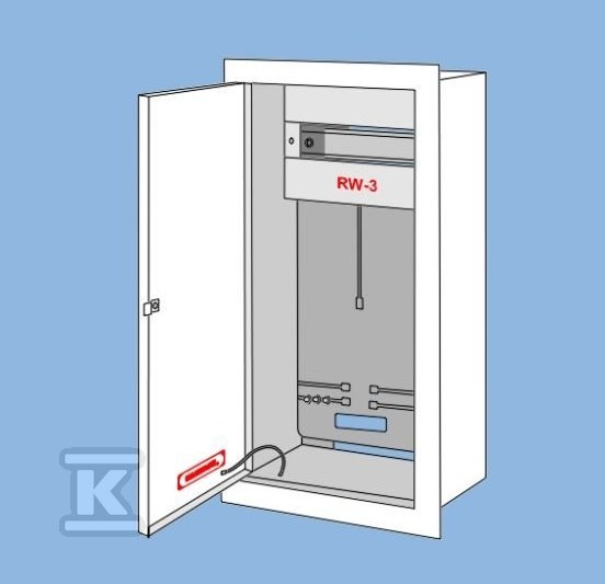 Rozdzielnica wnękowa RW-3, miejsce na 1 - RW-3