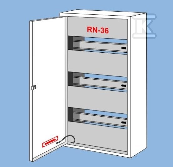 Rozdzielnica natynkowa RN-36, miejsce - RN-36