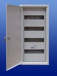 Surface mounted switchgear NRP-48B with a lock. Space for 48 S.IP31 security devices. 310x645x130