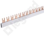 Isolierte Sammelschienenlänge: 54 Module BI1/16X54