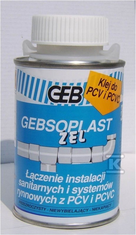 Klej do PCV tuba 125 ml GEBSOPLAST GEL - 504764