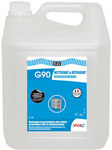 Liquid for cleaning internal elements of ventilation and air conditioning systems, such as grilles, vents, plastic housings G90 Nettoyant surface 5L