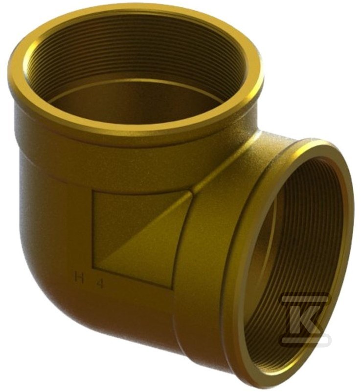 Kolano mosiężne 90st. HELA-V 125/90 GW - 61212500500T