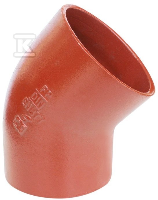 Cast iron elbow SML 150/45 (gray cast - 10079