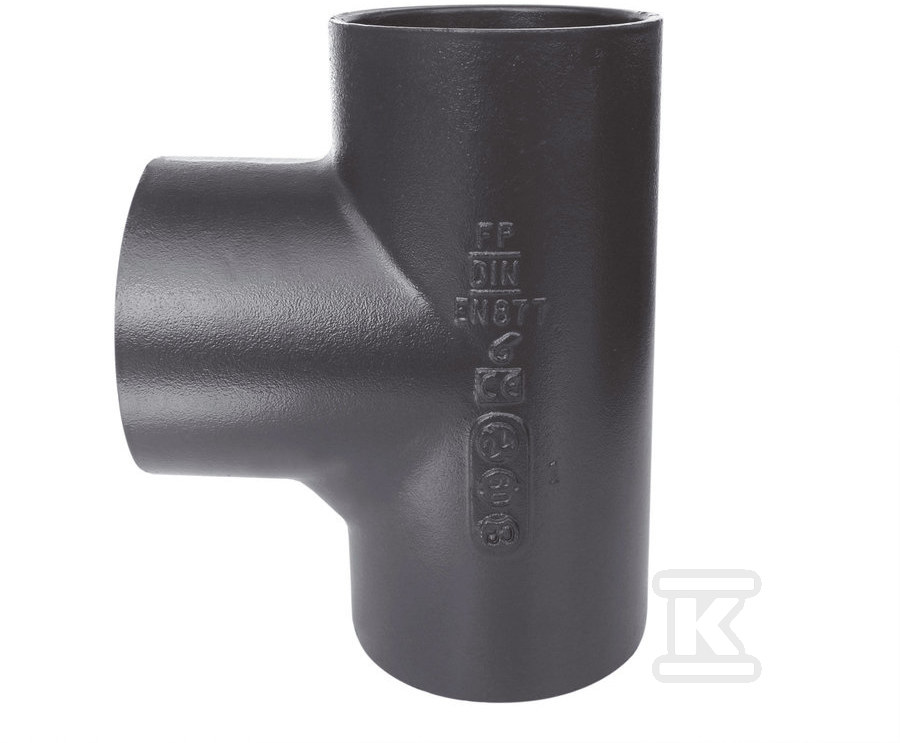 Трійник чавунний KML 70X50/88 (сірий - 28235