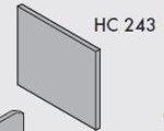 Izolacja tylna armatury podłączeniowej HC137, 139