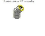 Kolano izolowane 180/230, 45° z uszczelką